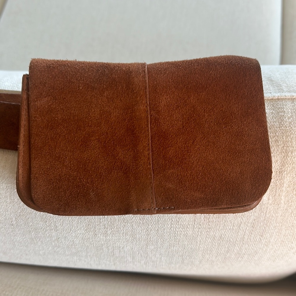 B-low the belt leather waist belt bag